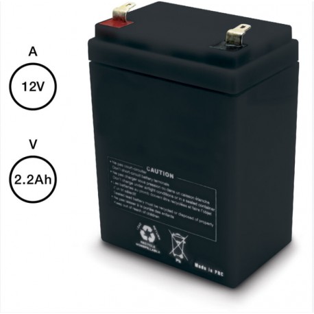 Batterie plomb12V 2.2Ah